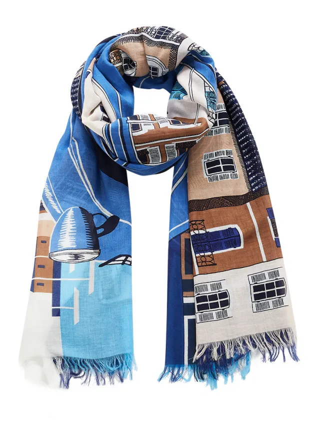 2CV Scarf Blue / Bleu 