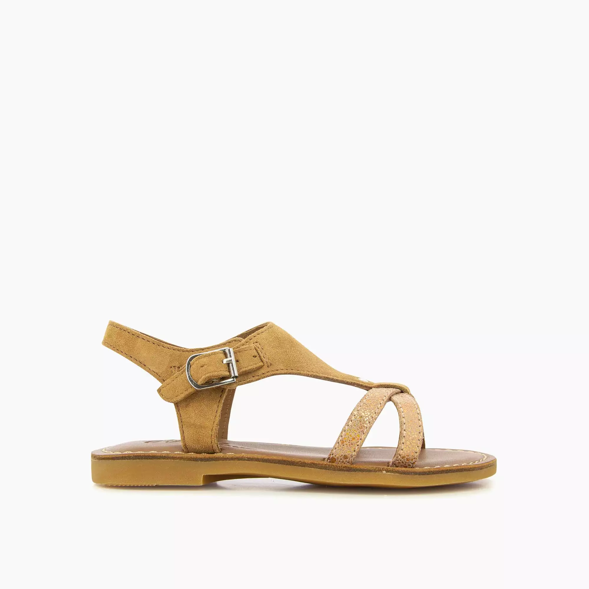 ADOLIE LAZAR SAND camel Sandales Nu pieds adulte