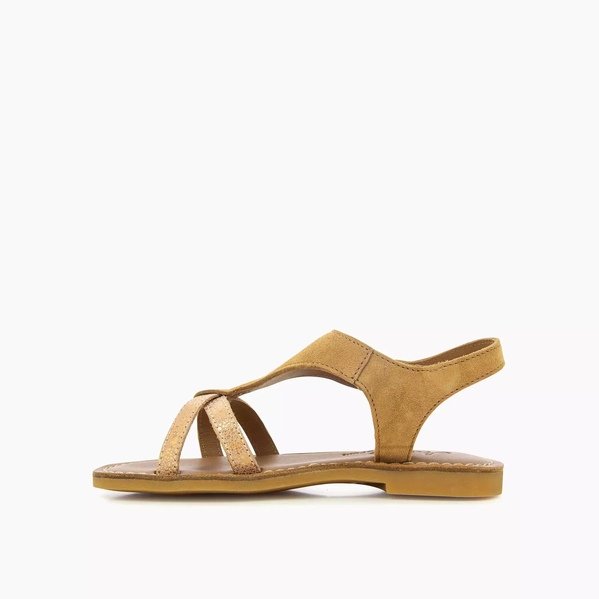 ADOLIE LAZAR SAND camel Sandales Nu pieds adulte