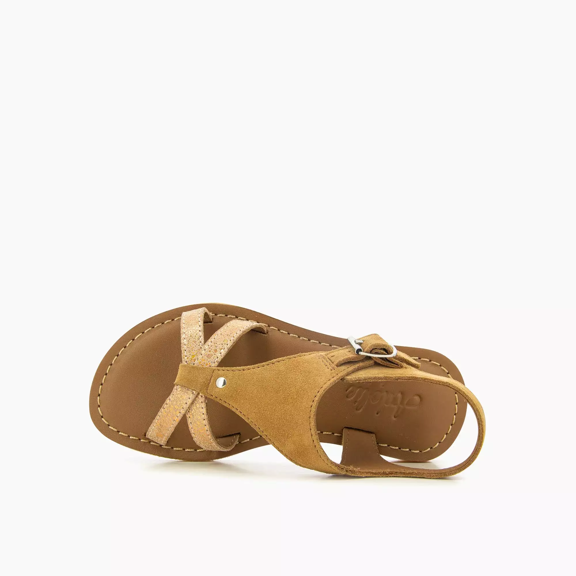 ADOLIE LAZAR SAND camel Sandales Nu pieds adulte