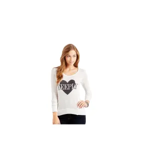 Aeropostale Womens Sheer Deeply Pullover Sweater