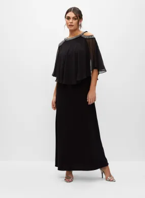 Alex Evenings - Embellished Cold Shoulder Dress