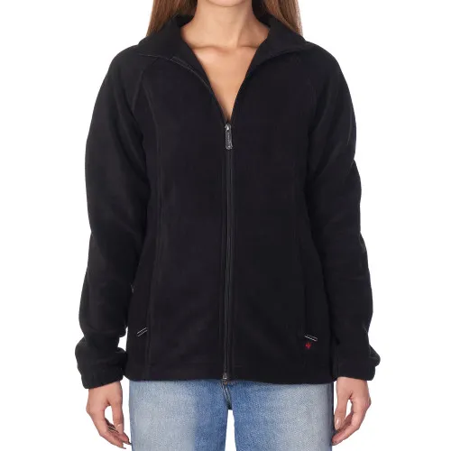 Alpine Swiss Jane Womens Full Zip Soft Polar Fleece Jacket