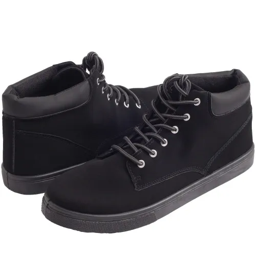 Alpine Swiss Keith Mens High Top Fashion Sneakers Lace up Casual Boots