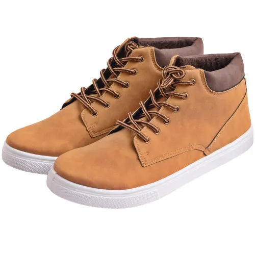 Alpine Swiss Keith Mens High Top Fashion Sneakers Lace up Casual Boots