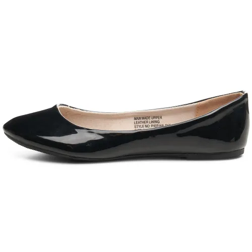 Alpine Swiss Womens Pierina Round Toe Ballet Flats