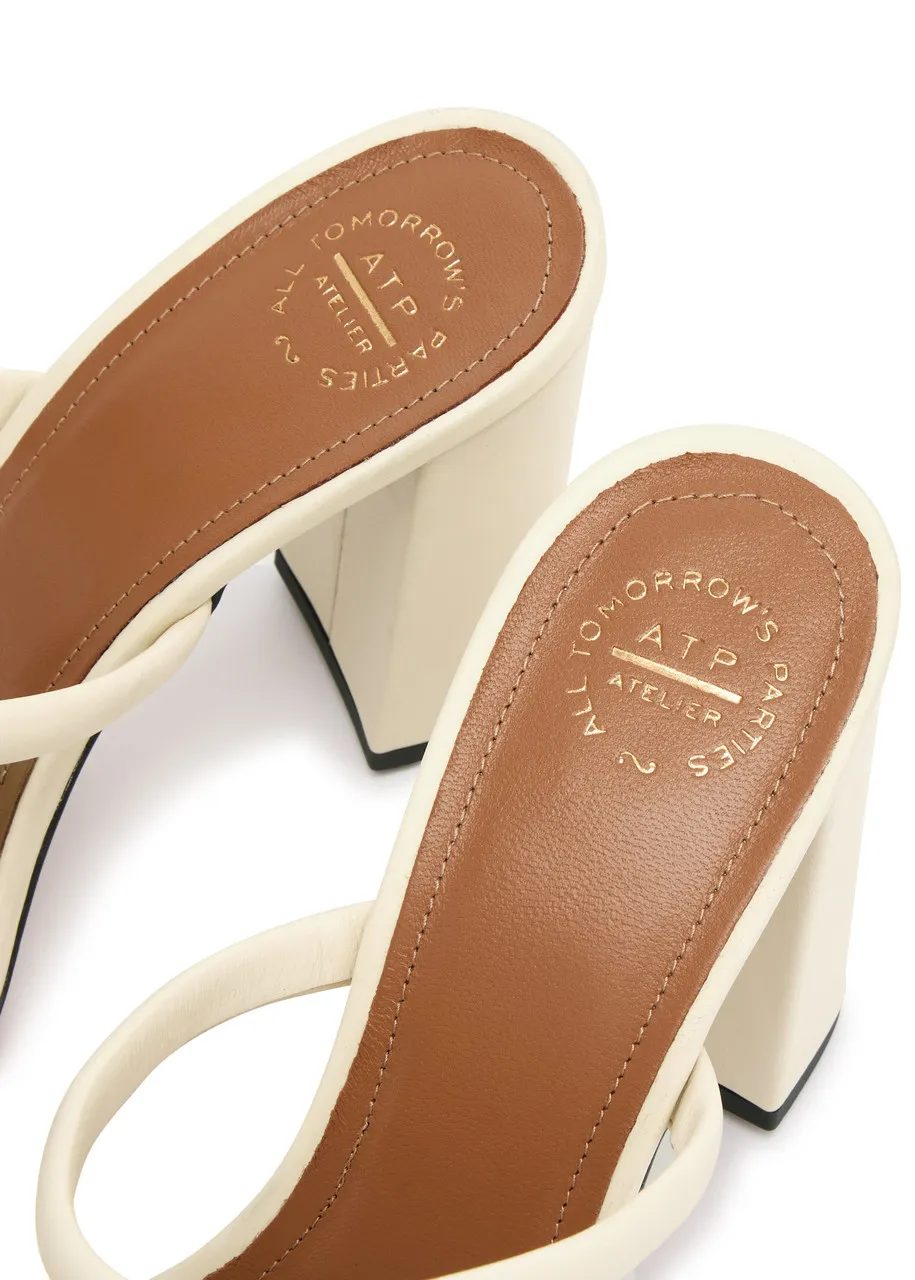 ATP ATELIER Fossalto 95 leather sandals  -                         -                     -                