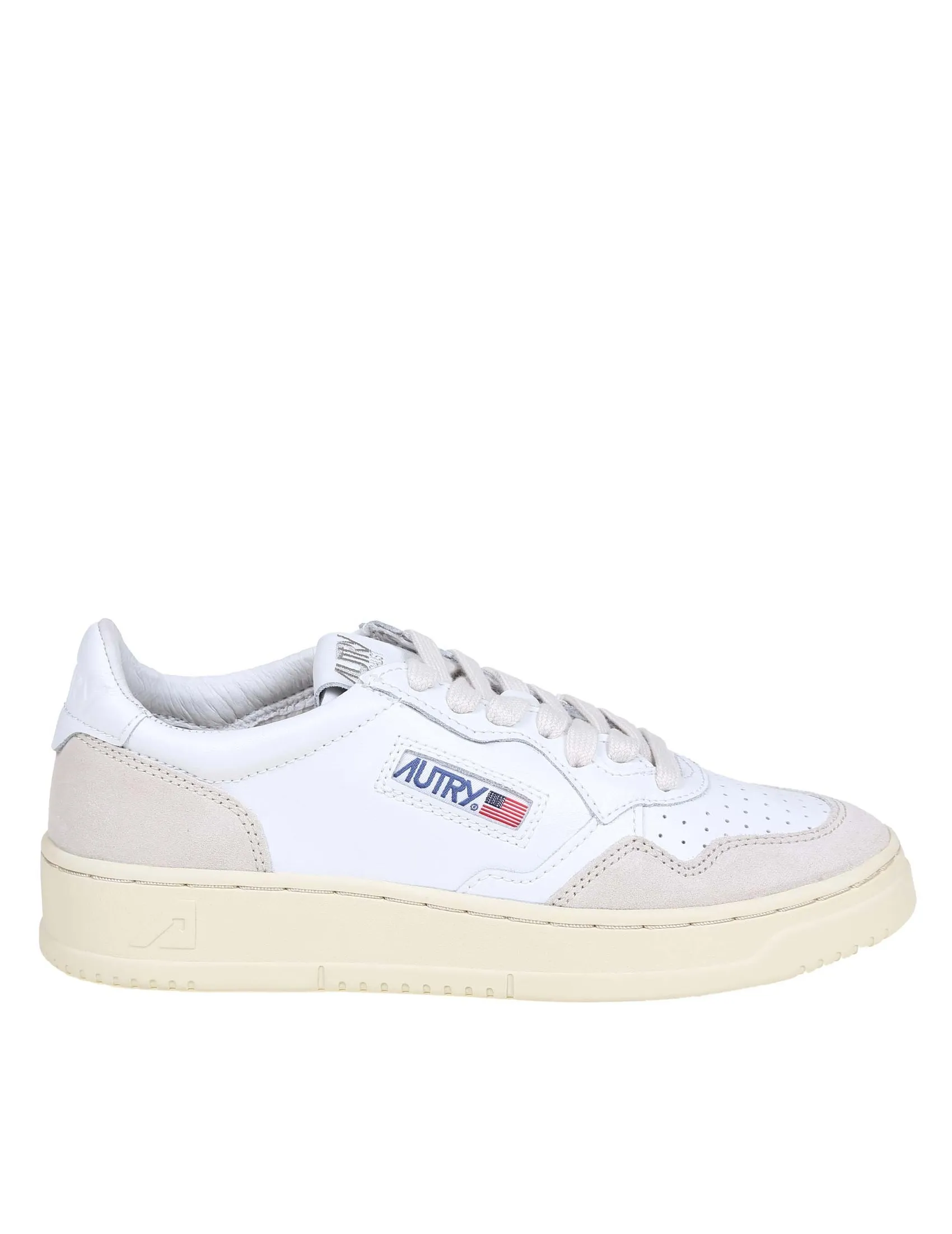 AUTRY WHITE LEATHER SNEAKERS