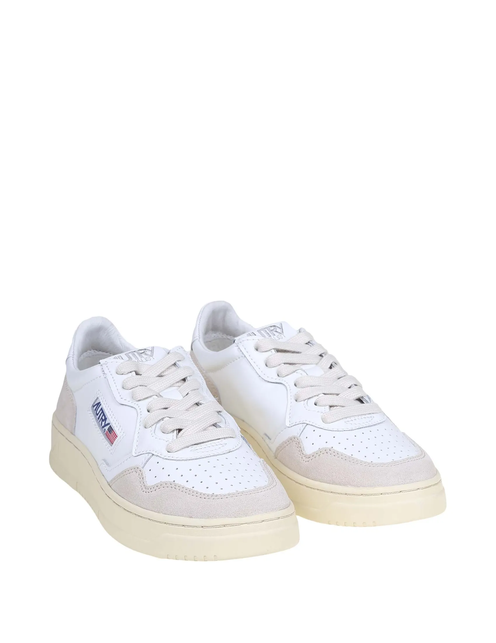 AUTRY WHITE LEATHER SNEAKERS