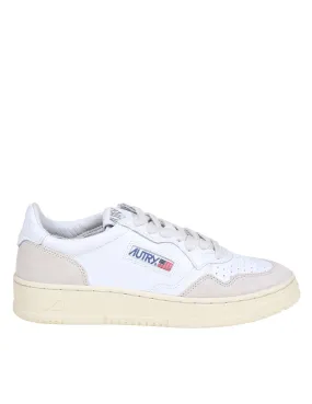 AUTRY WHITE LEATHER SNEAKERS