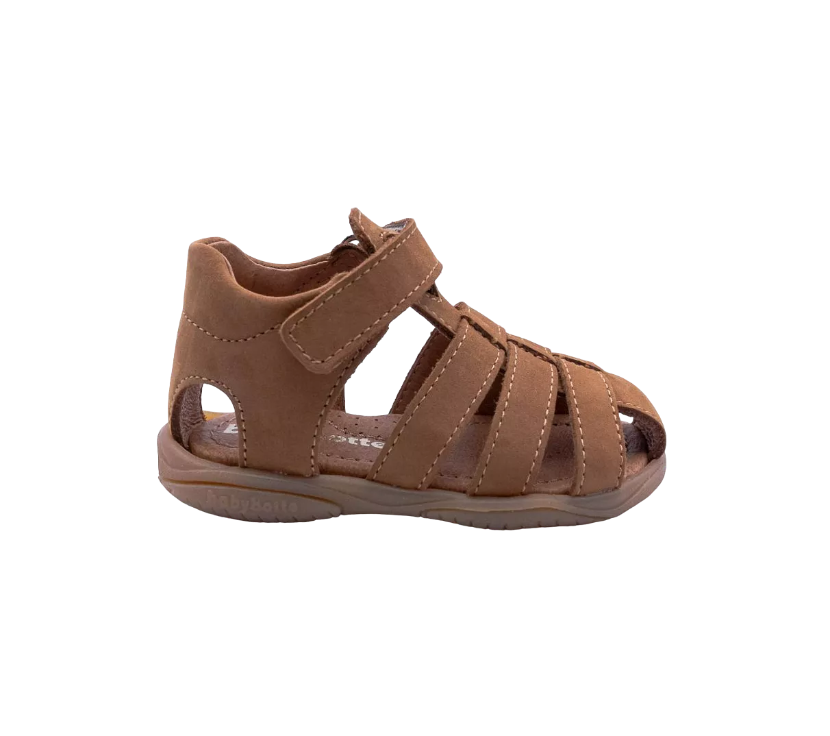 BABYBOTTE TAFARI Camel sandales nu pieds