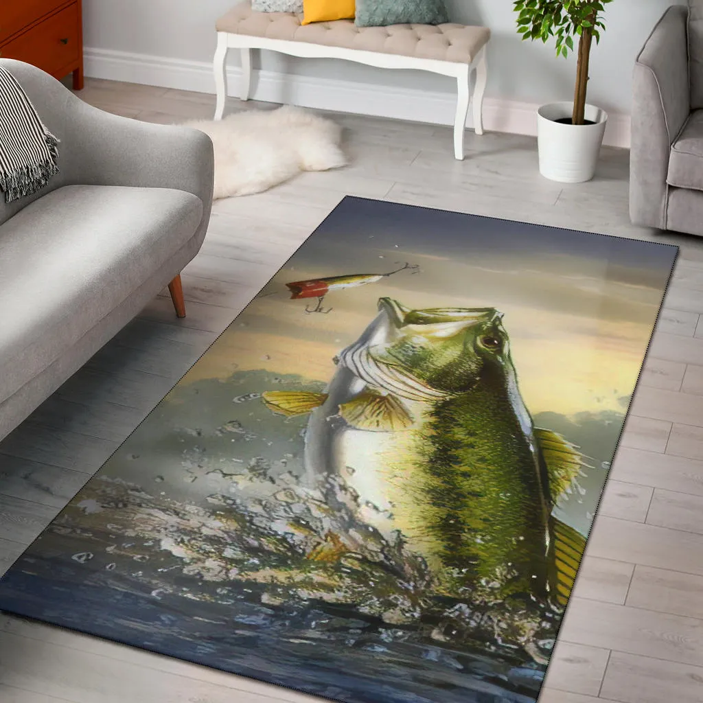 Bass Fish Area Rug