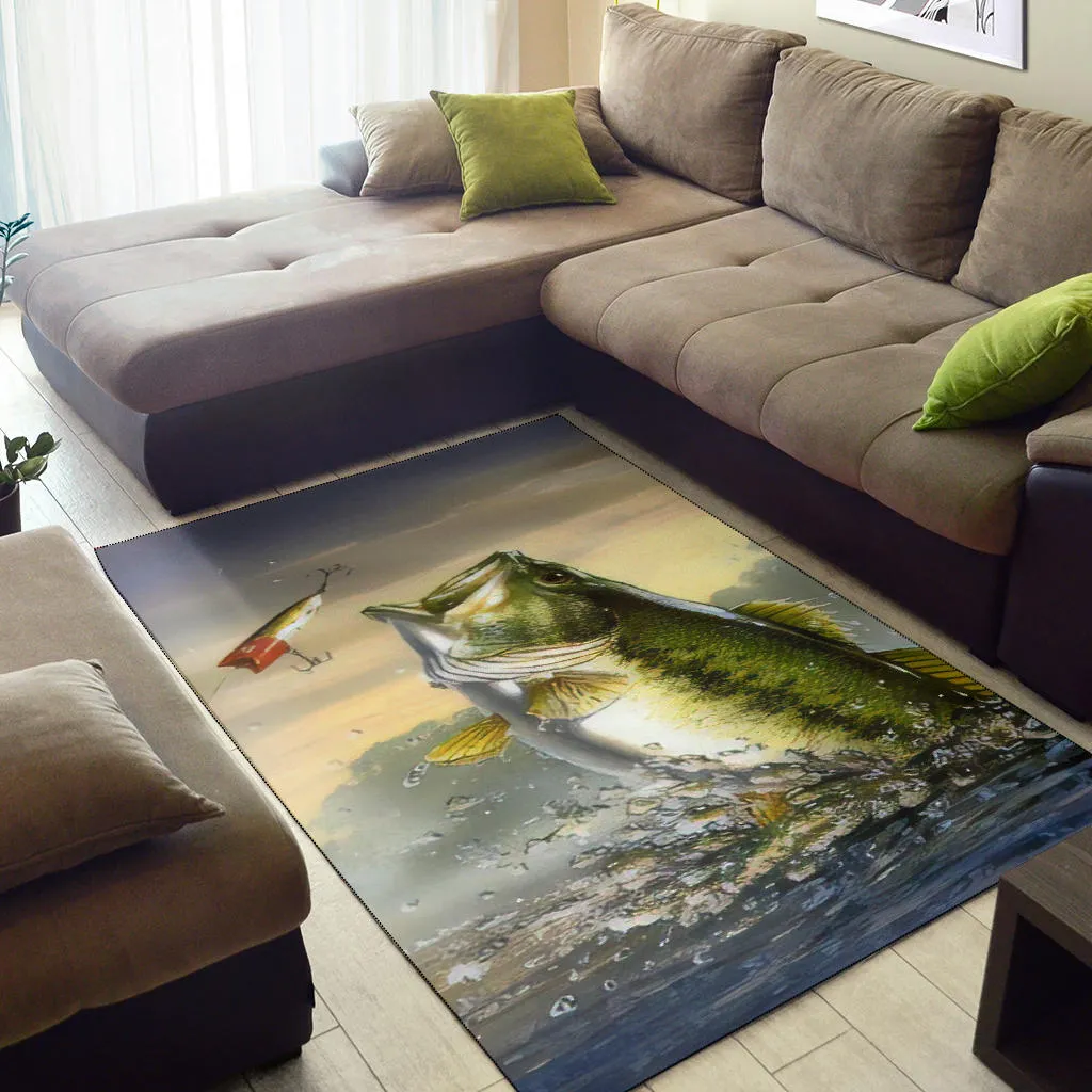 Bass Fish Area Rug