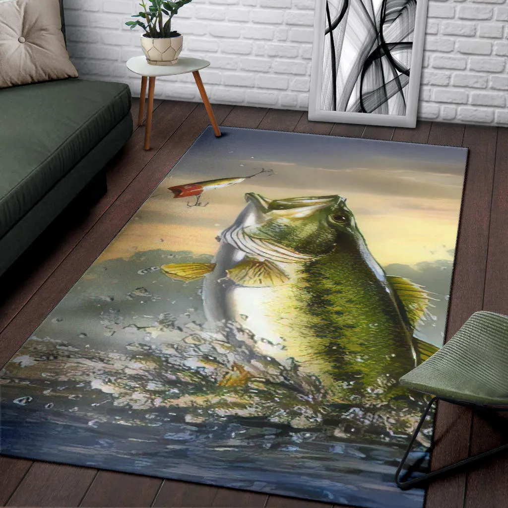 Bass Fish Area Rug