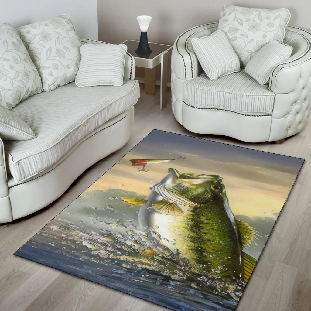 Bass Fish Area Rug