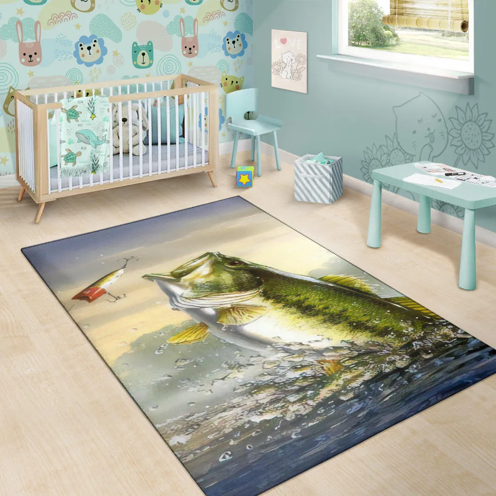 Bass Fish Area Rug