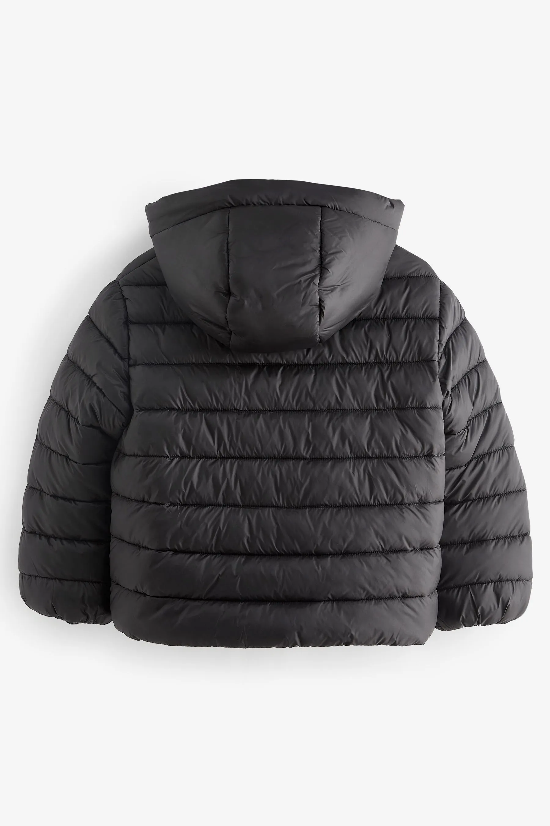 Black Shower Resistant Padded Coat (3-16yrs)