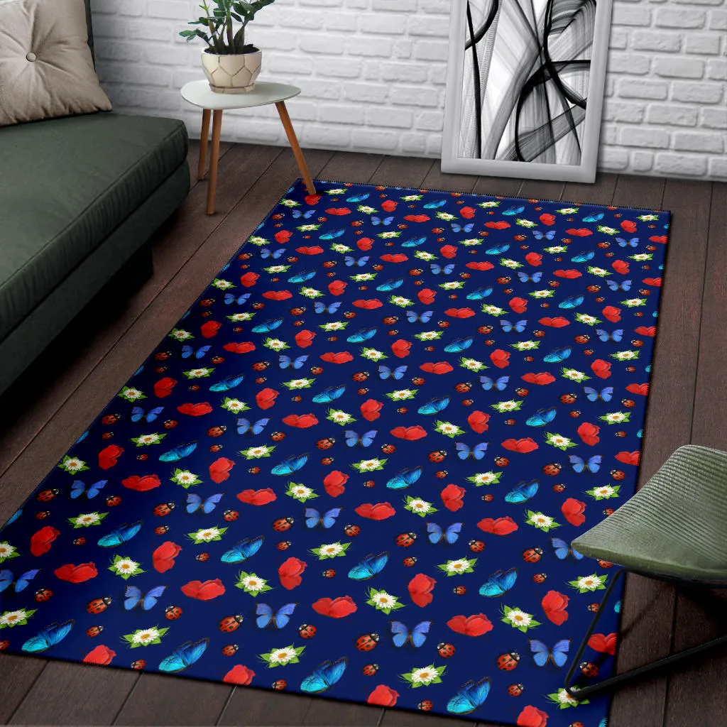 Butterfly Garden Area Rug