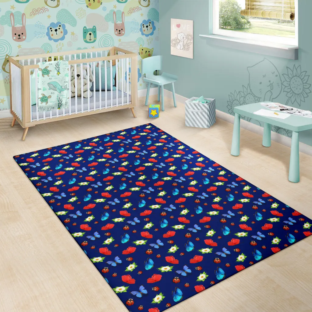 Butterfly Garden Area Rug