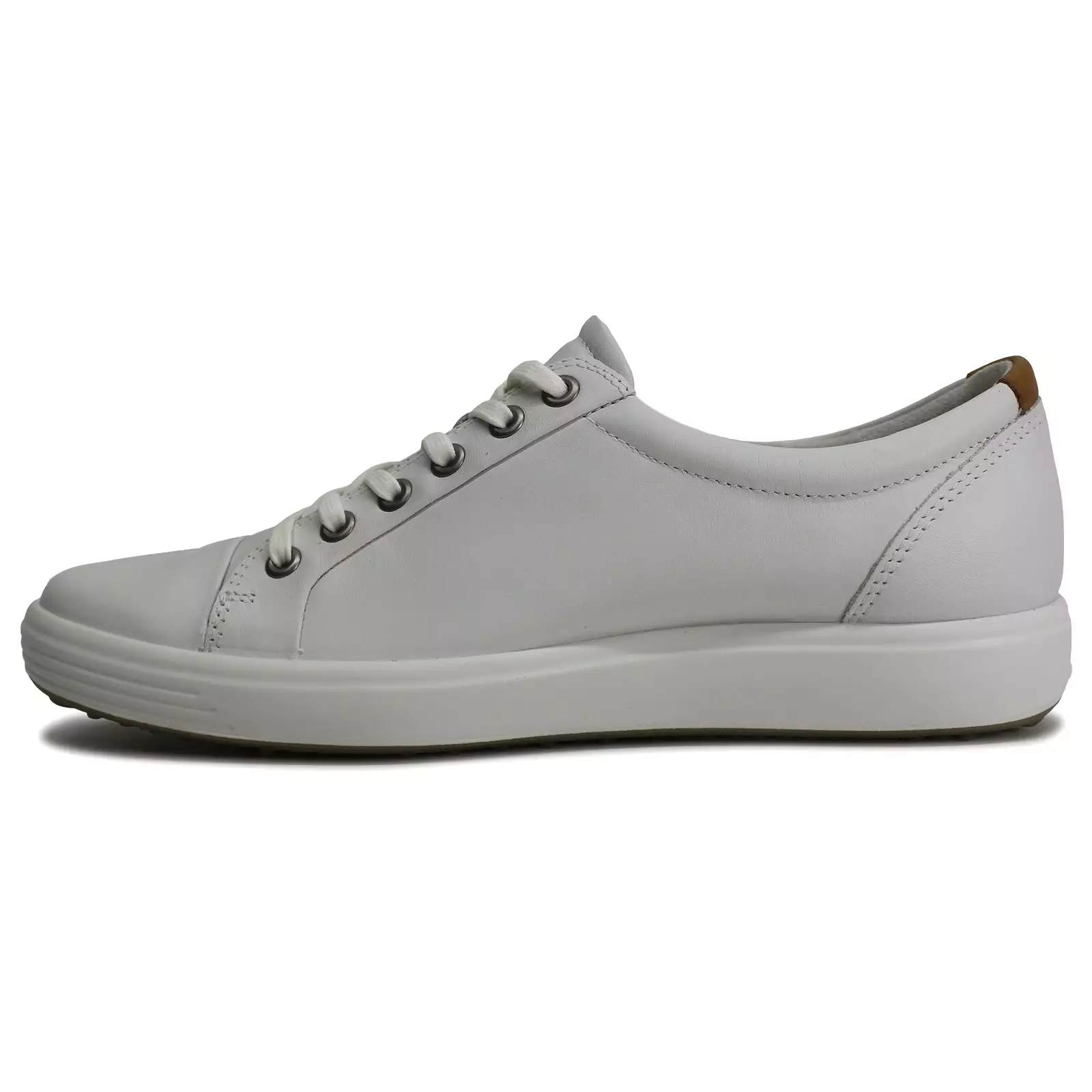 Ecco Womens Trainers Soft 7 430003 Casual Lace-Up Sneakers Leather - UK 6