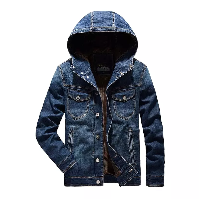 Edison Cargo Denim Jacket For Men