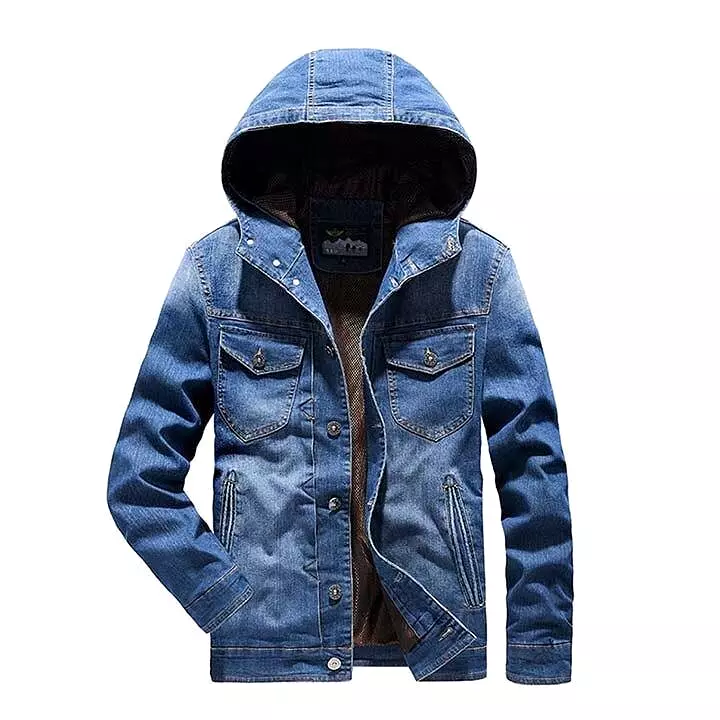 Edison Cargo Denim Jacket For Men