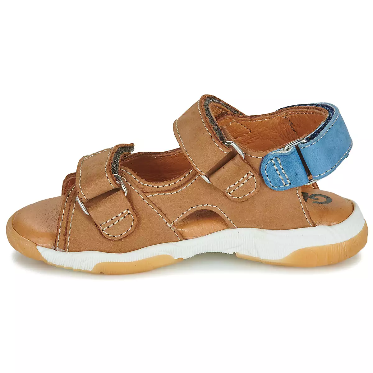 GBB NEW DIMOU Camel Sandales Nu Pieds