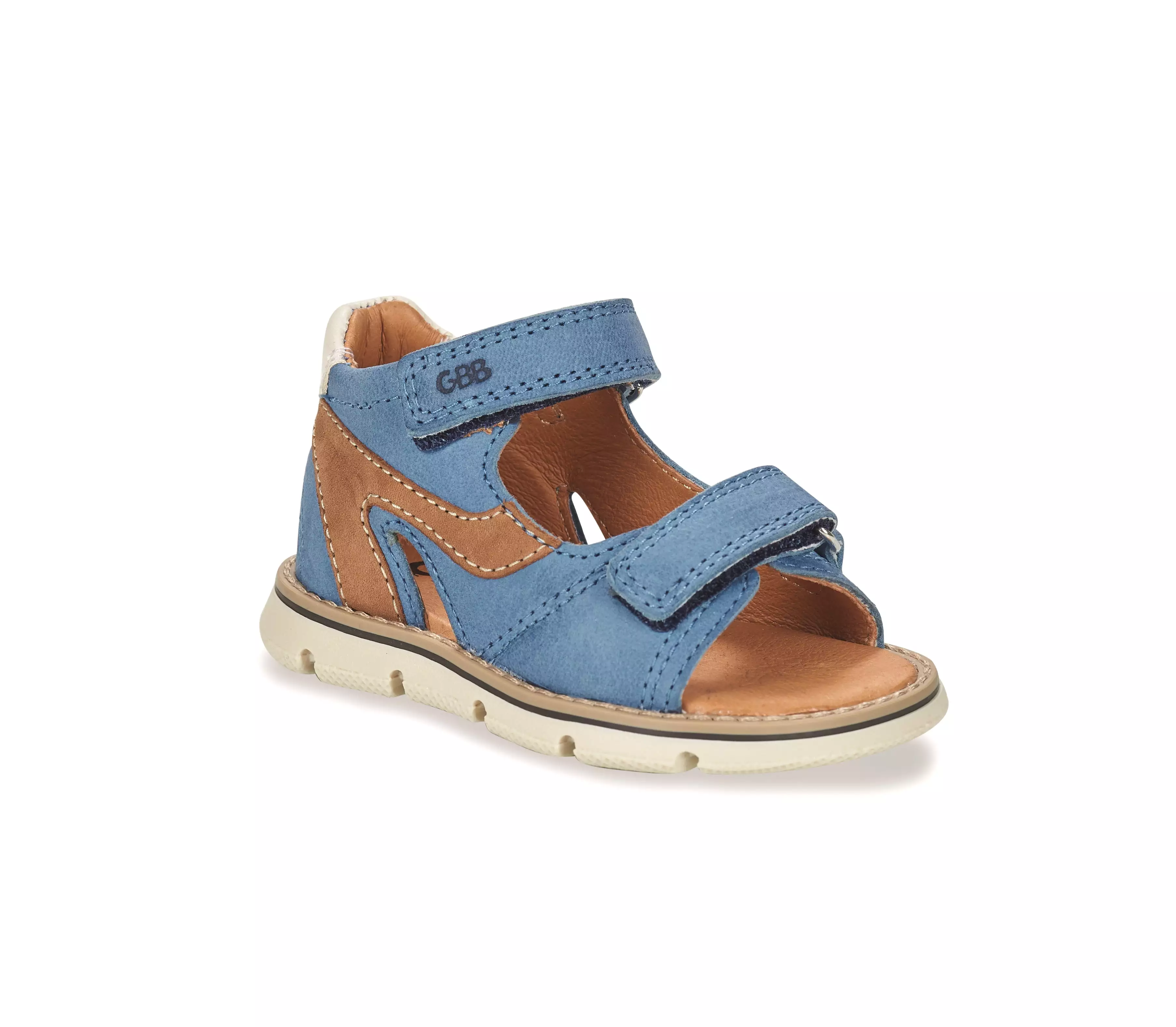 GBB NOUBI Bleu Sandales Nu Pieds