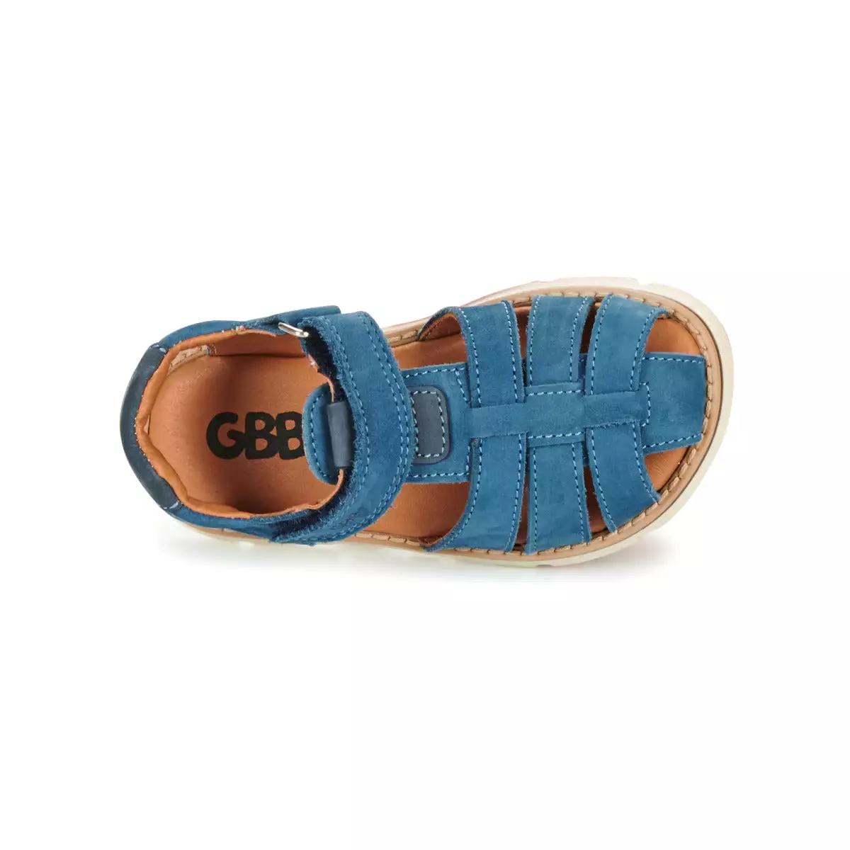 GBB ZATOS Bleu Sandales Nu Pieds