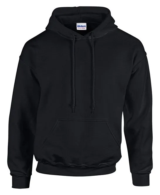 Gildan Plain Hoody - BLACK