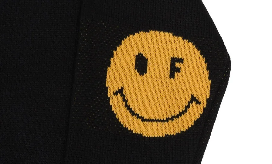 GRAVER  |[GRAVER]★ELBOW DOT SMILE ROUND KNIT