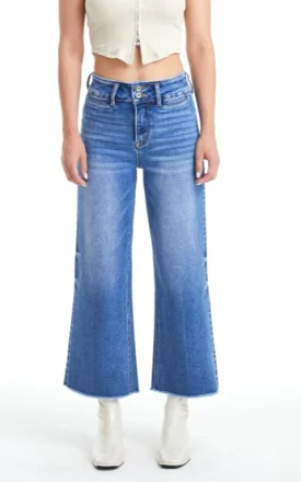 High Rise Wide Leg Jean