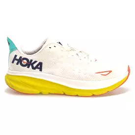 Hoka One One Mens Trainers Clifton 9 Casual Lace-Up Low-Top Running Textile - UK 10