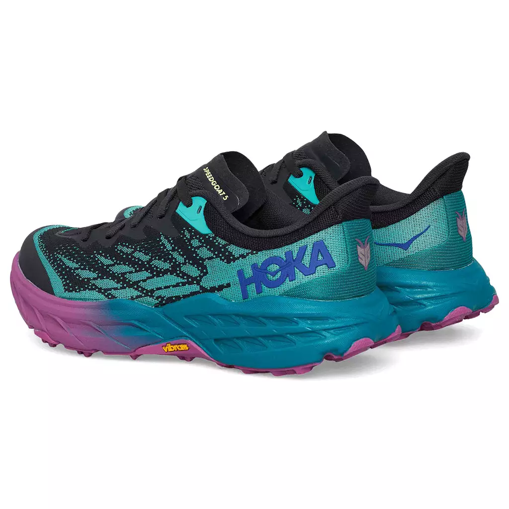 Hoka One One Mens Trainers Speedgoat 5 Lace-Up Low-Top Textile Synthetic - UK 9.5