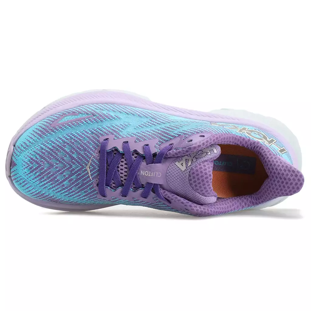 Hoka One One Womens Trainers Clifton 9 Casual Lace-Up Low-Top Textile - UK 7.5