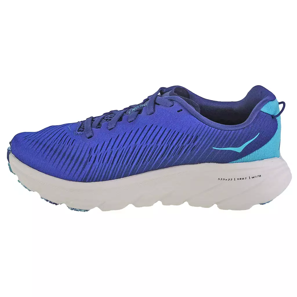 Hoka One One Womens Trainers Rincon 3 Lace-Up Low-Top Running Sneakers Mesh - UK 5.5