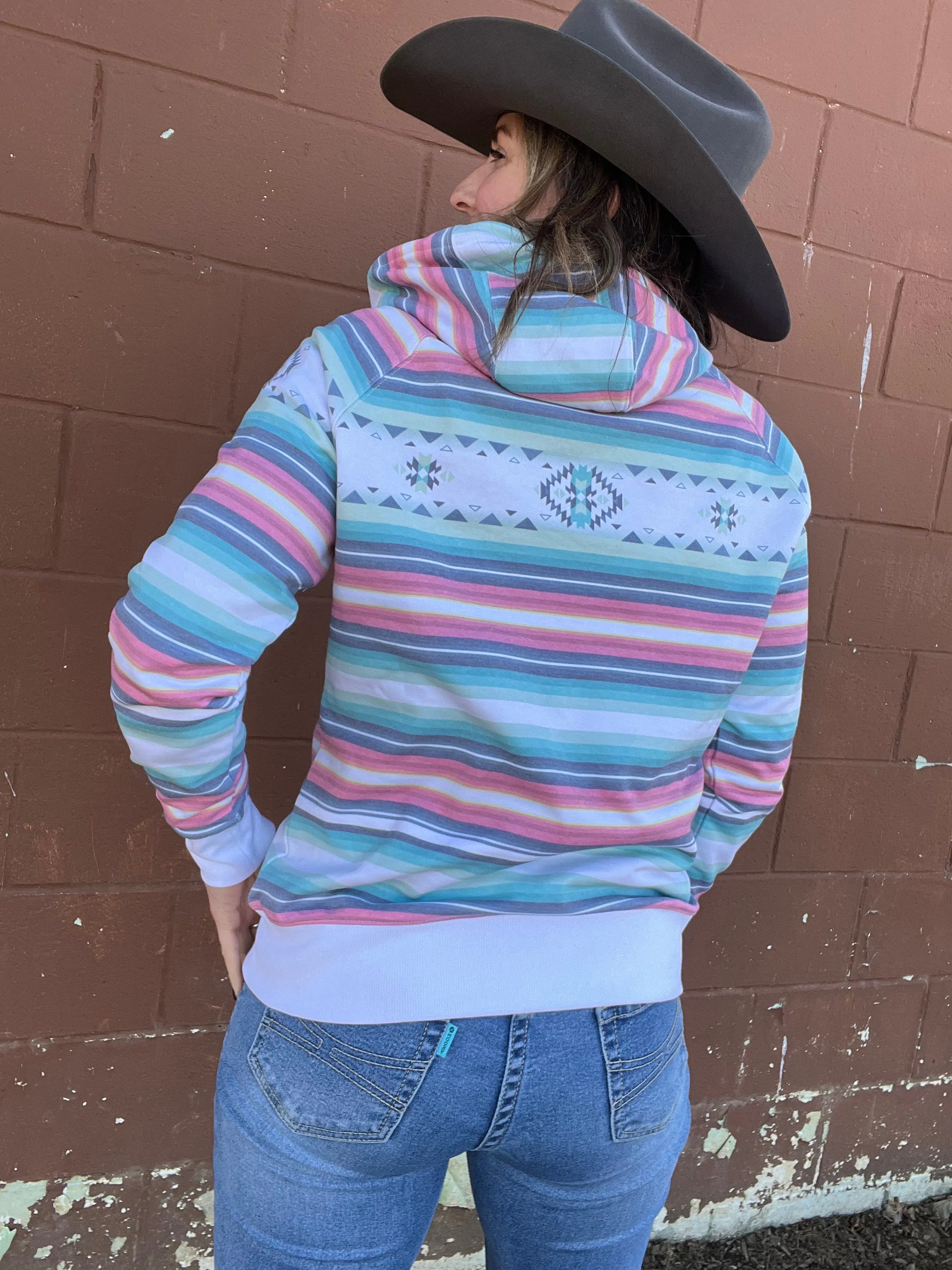 Hooey Women's Mesa Serape Hoodie HH1198SP