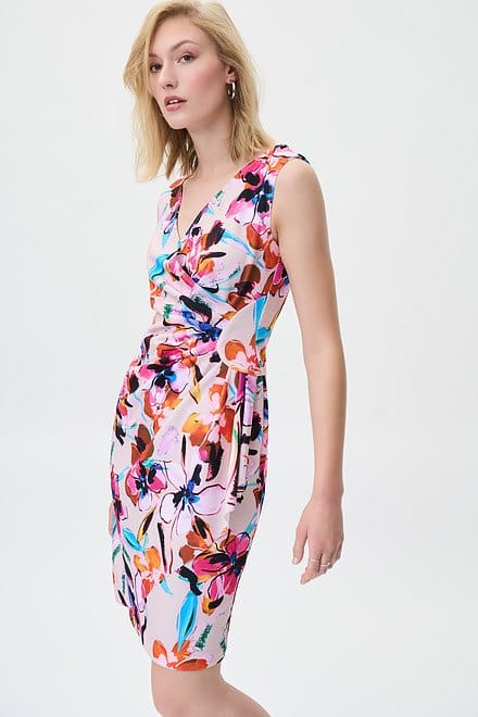 Joseph Ribkoff Floral Wrap Dress- 231172