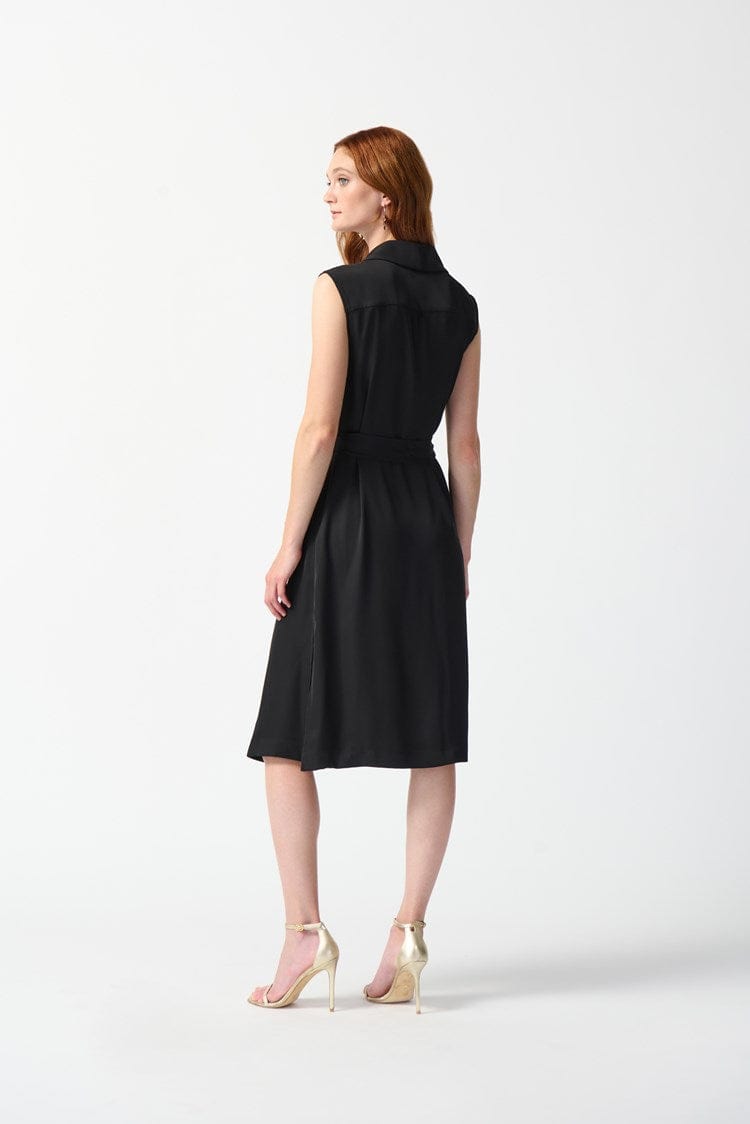 Joseph Ribkoff Woven Sleeveless Wrap Dress - 242075