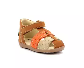 KICKERS BIGBAZAR camel & orange Sandales Nu Pieds