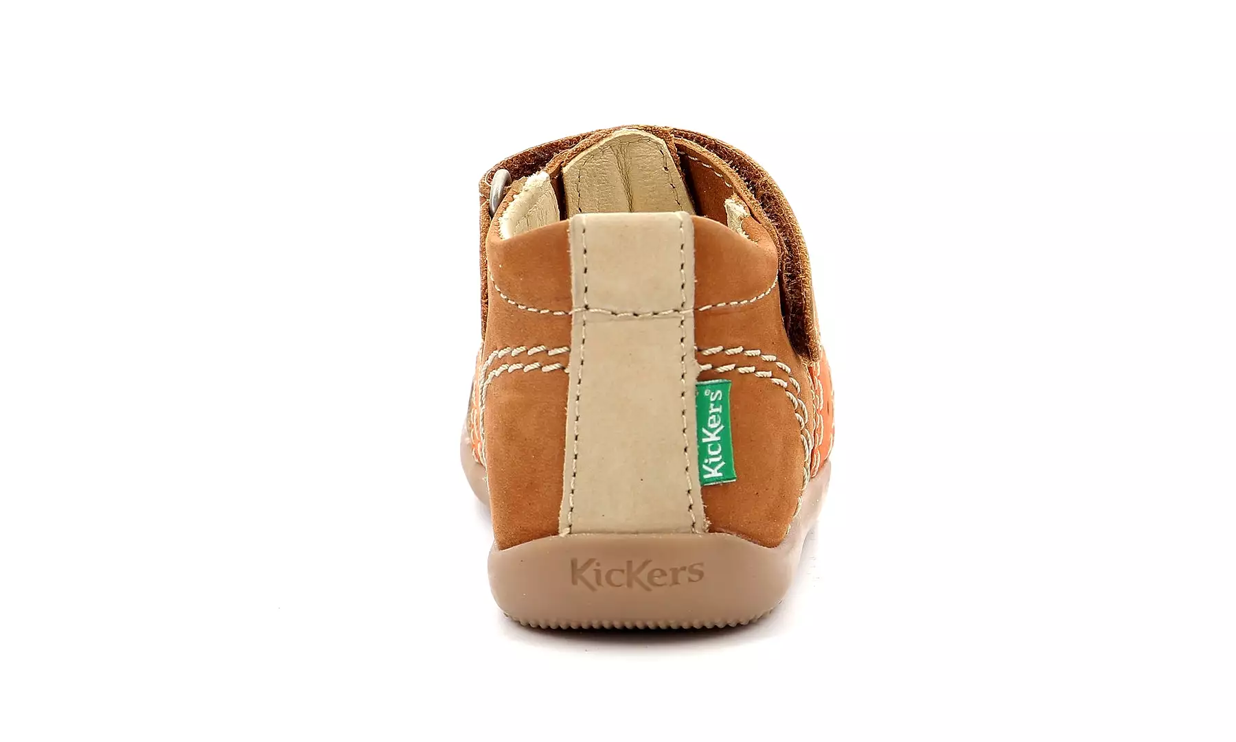 KICKERS BIGBAZAR camel & orange Sandales Nu Pieds