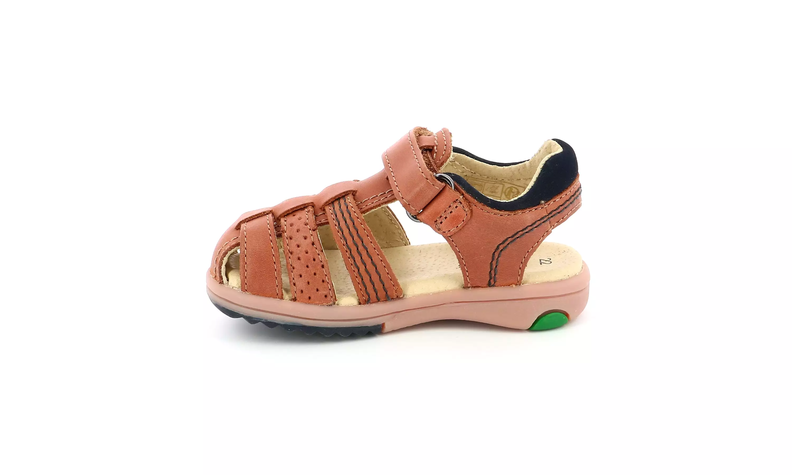 KICKERS PLATINIUM camel Sandales Nu Pieds