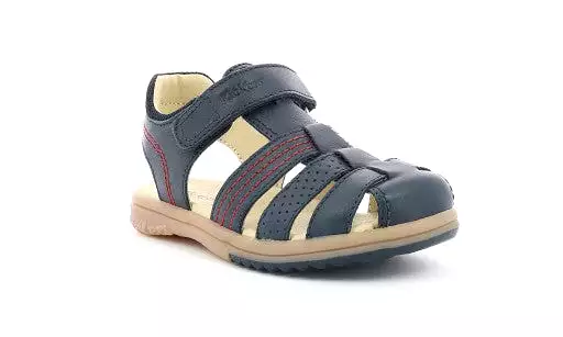 KICKERS PLATINIUM marine  Sandales Nu Pieds adulte