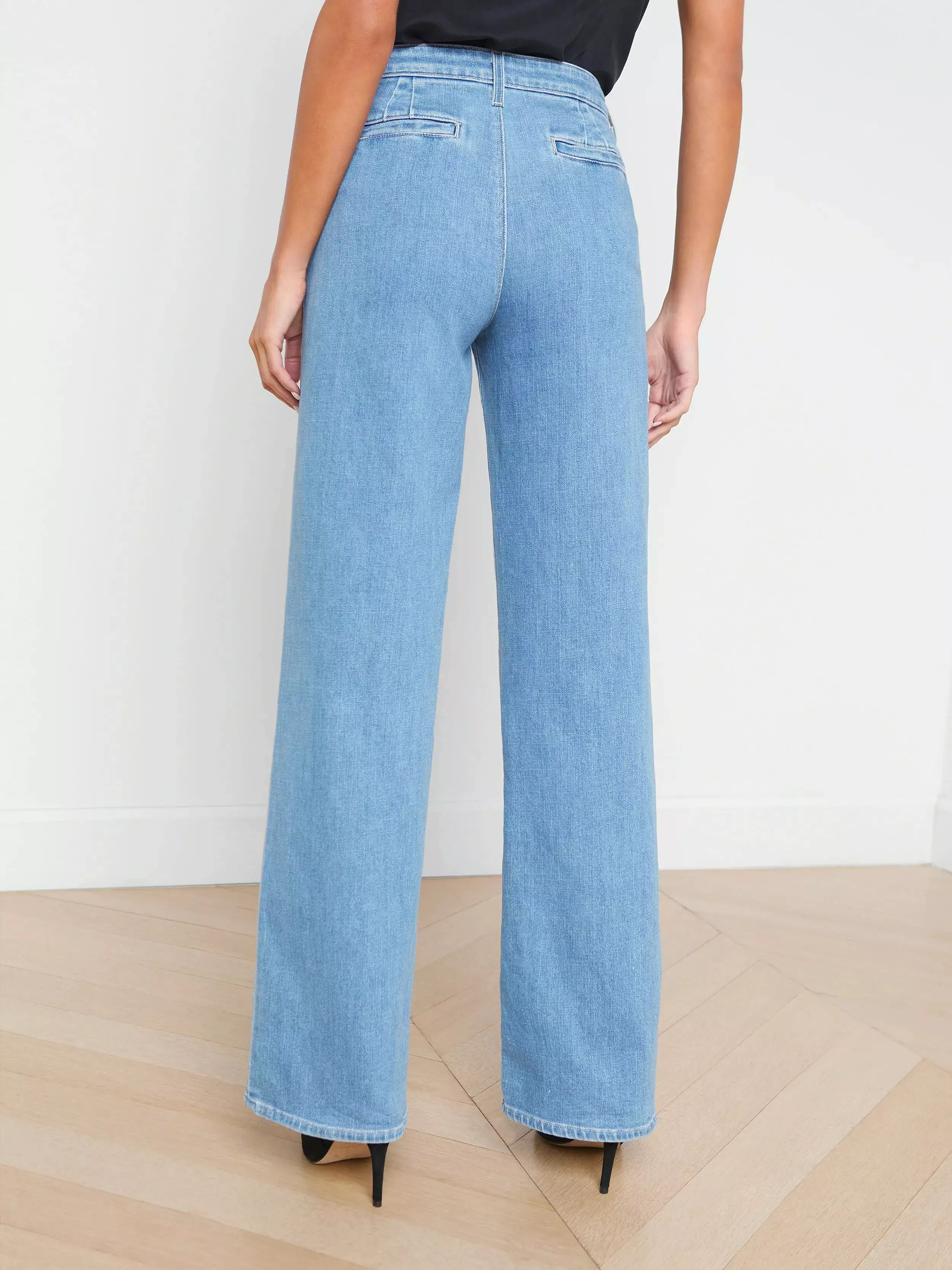 L’agence - Weston Wide Leg Jean - Belize