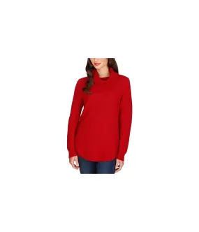 Lucky Brand Womens Side-Zipper Knit Sweater