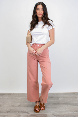 Made Me Blush Wide Leg Jean