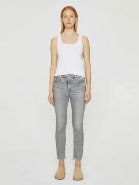 Mari High Rise Crop Straight Jean - 22 Yr Cast Shadow