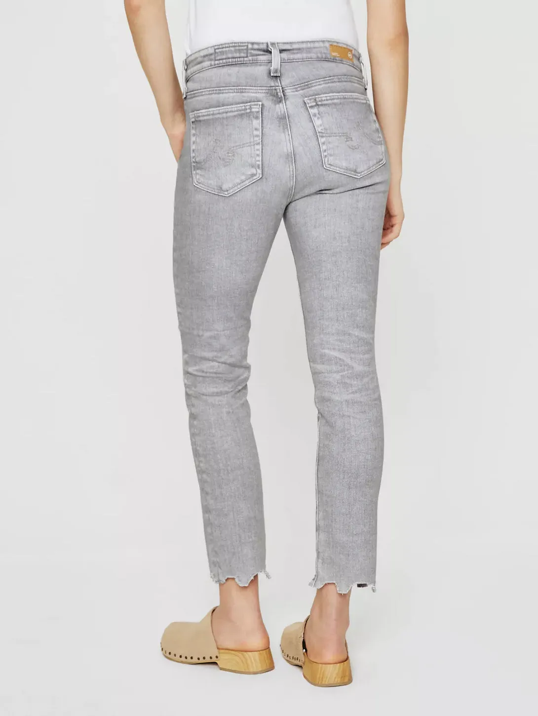 Mari High Rise Crop Straight Jean - 22 Yr Cast Shadow