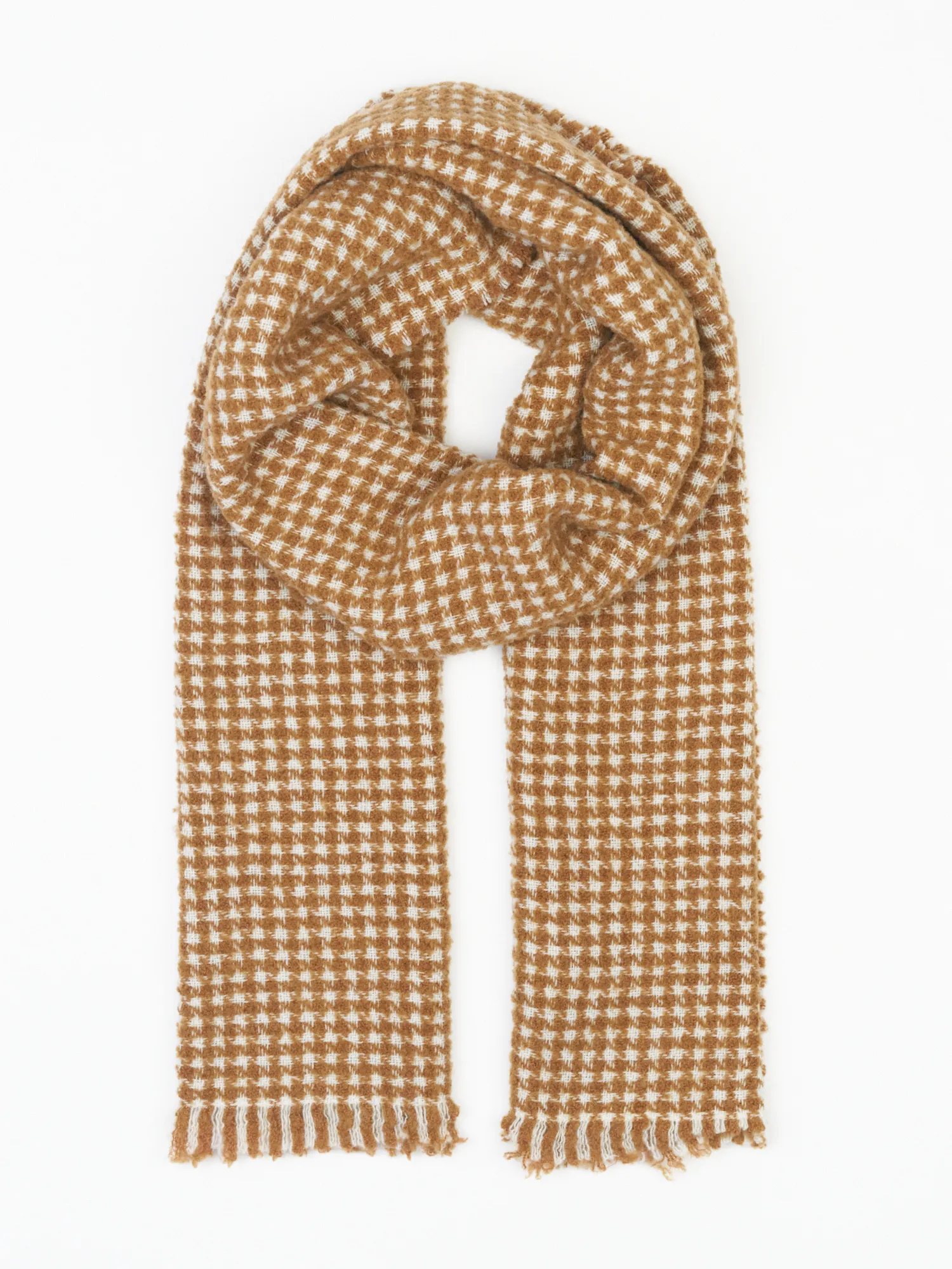 Markt Scarf Camel/ White 