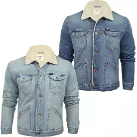 Mens Wrangler Denim 'Sherpa' Jacket